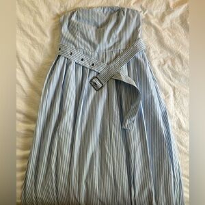 Target belted midi bandeau dress